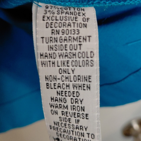 NWT Bob Mackie Wearable Art Embroidered Dreamcatcher Blue Jacket Size Medium - Picture 10 of 10